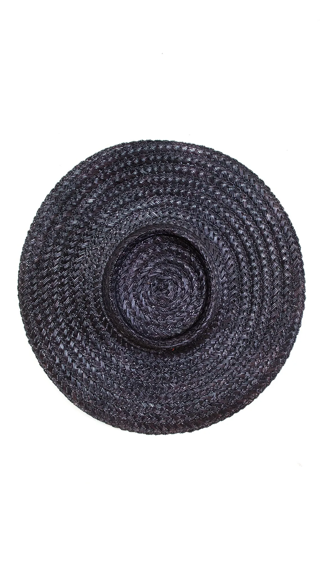 1970s Black Straw Sun Hat (3 Available)