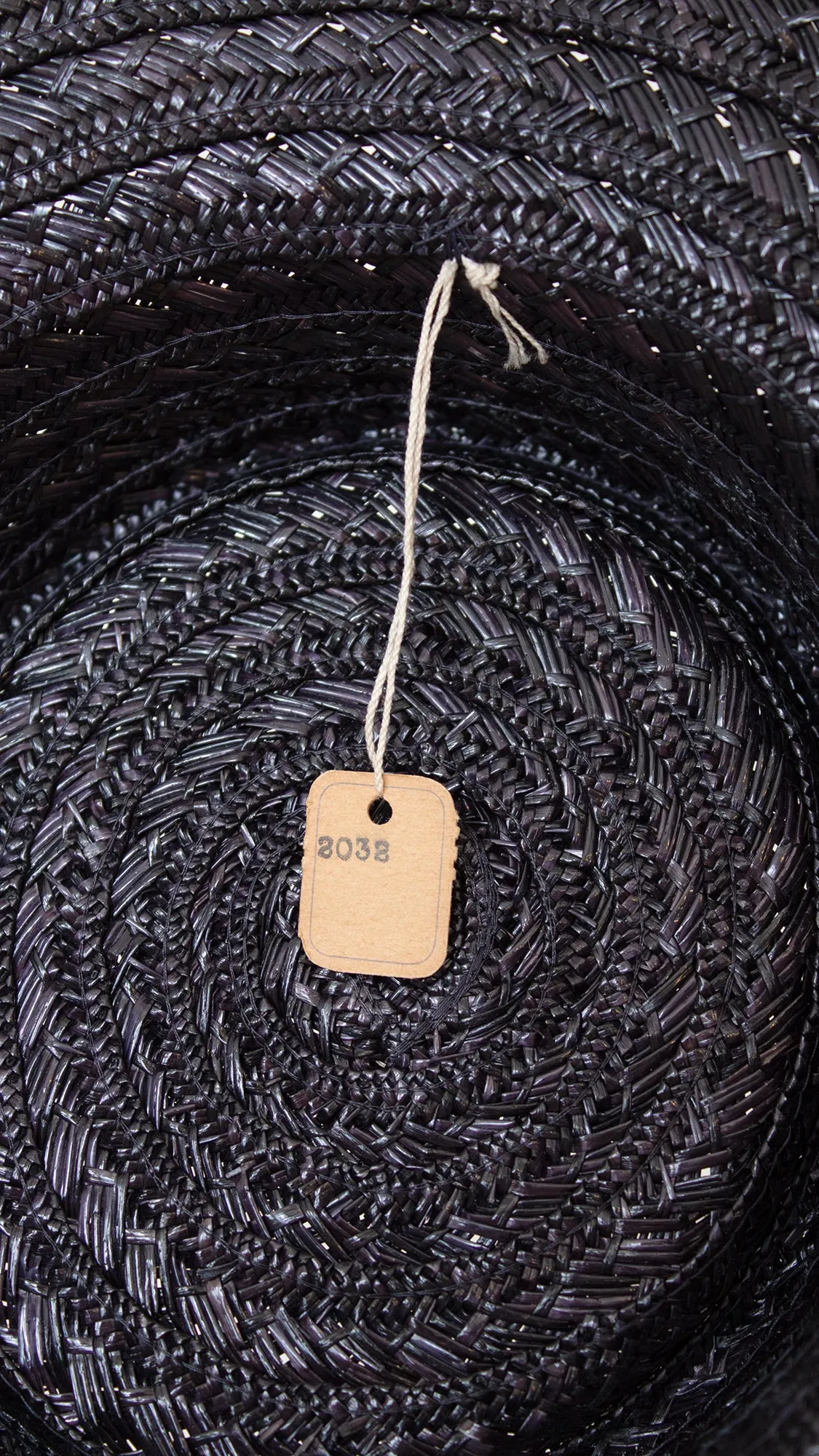 1970s Black Straw Sun Hat (3 Available)