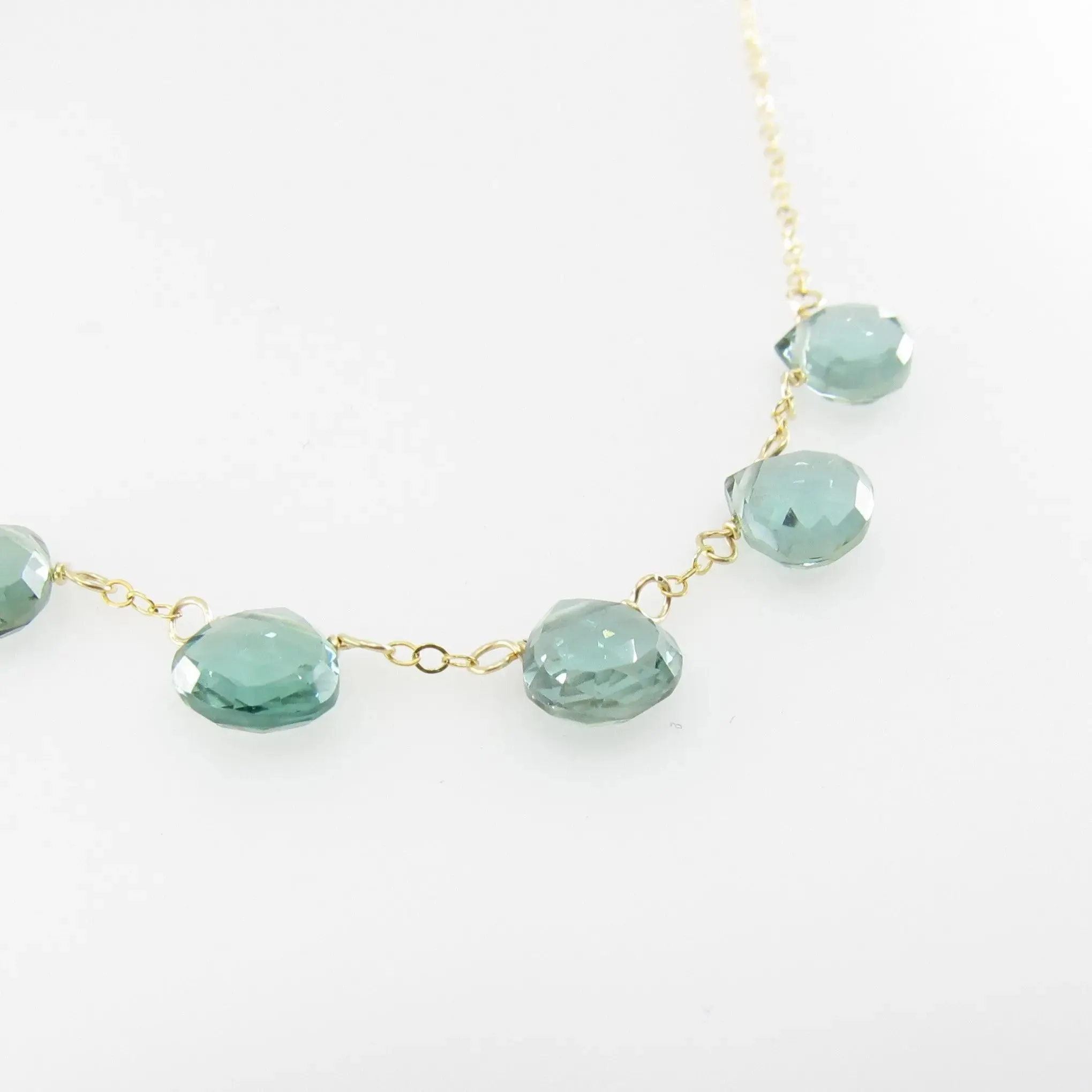 5 Drop Indicolite Necklace