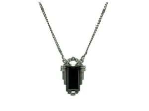 Art Deco Onyx Necklace