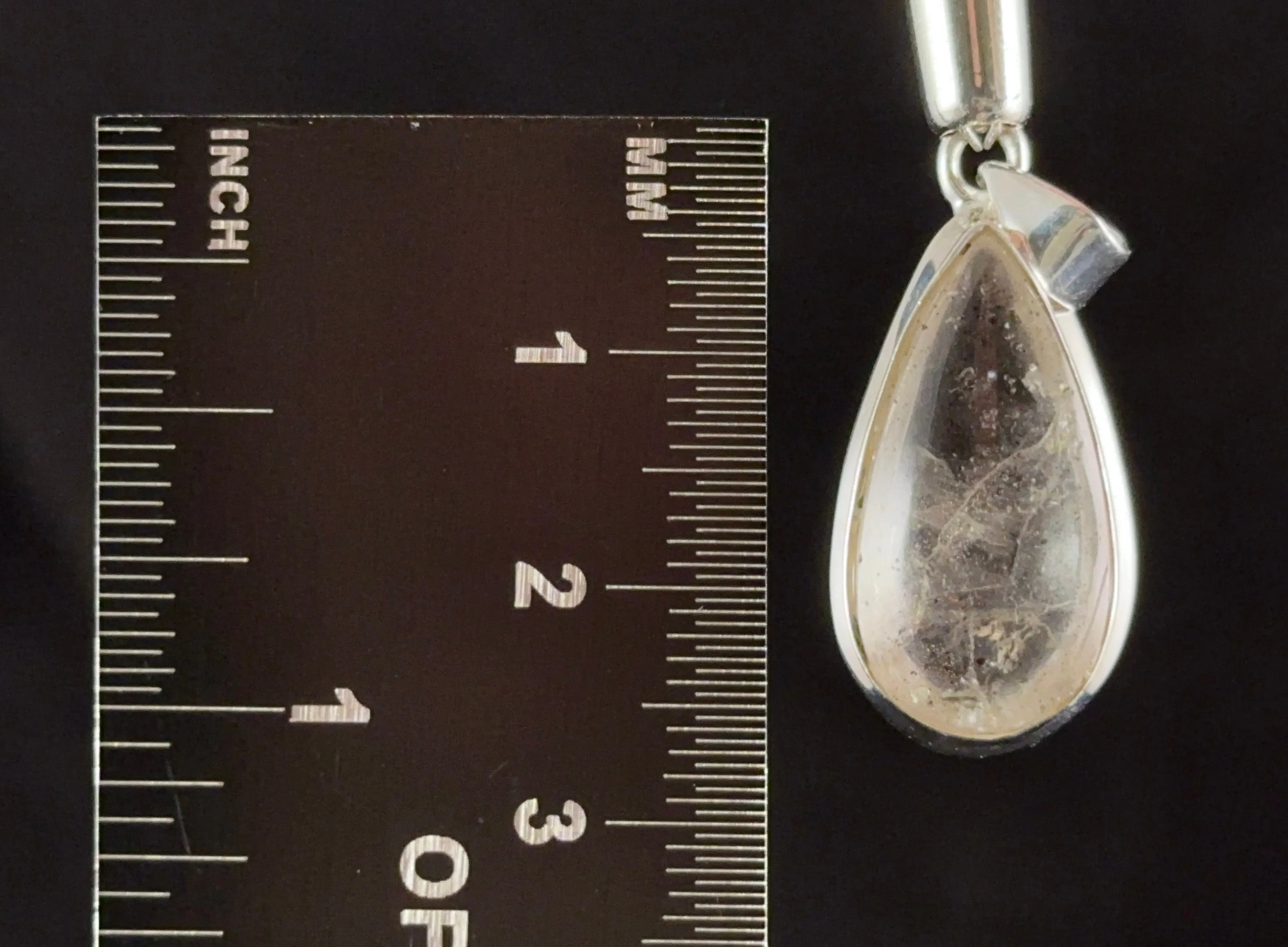 COVELLITE Pink Fire Quartz Crystal Pendant - Fine Jewelry, Healing Crystals and Stones, 54316
