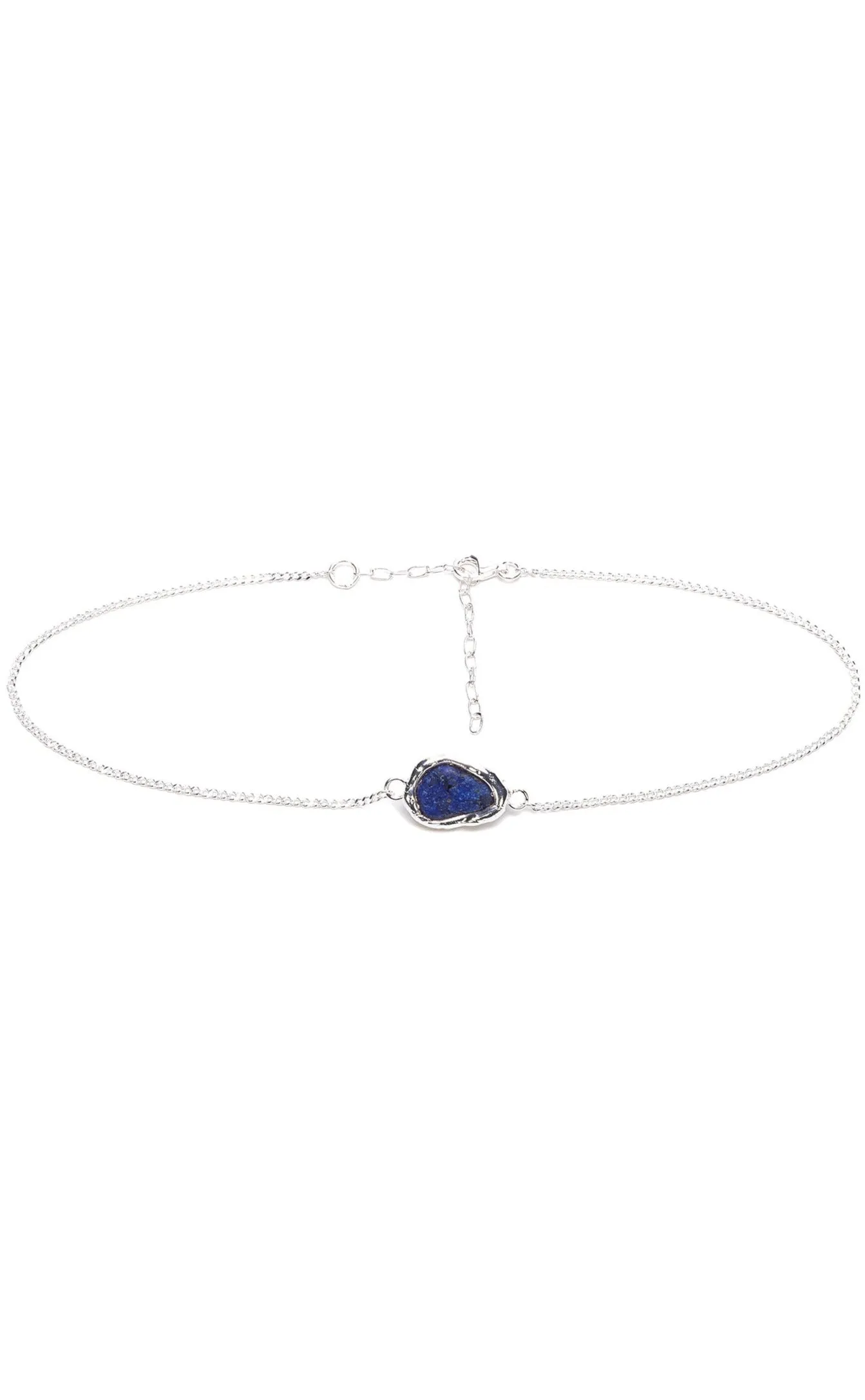 Crystal Chakra Necklace in Silver