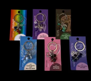 Crystal Charm Keychains