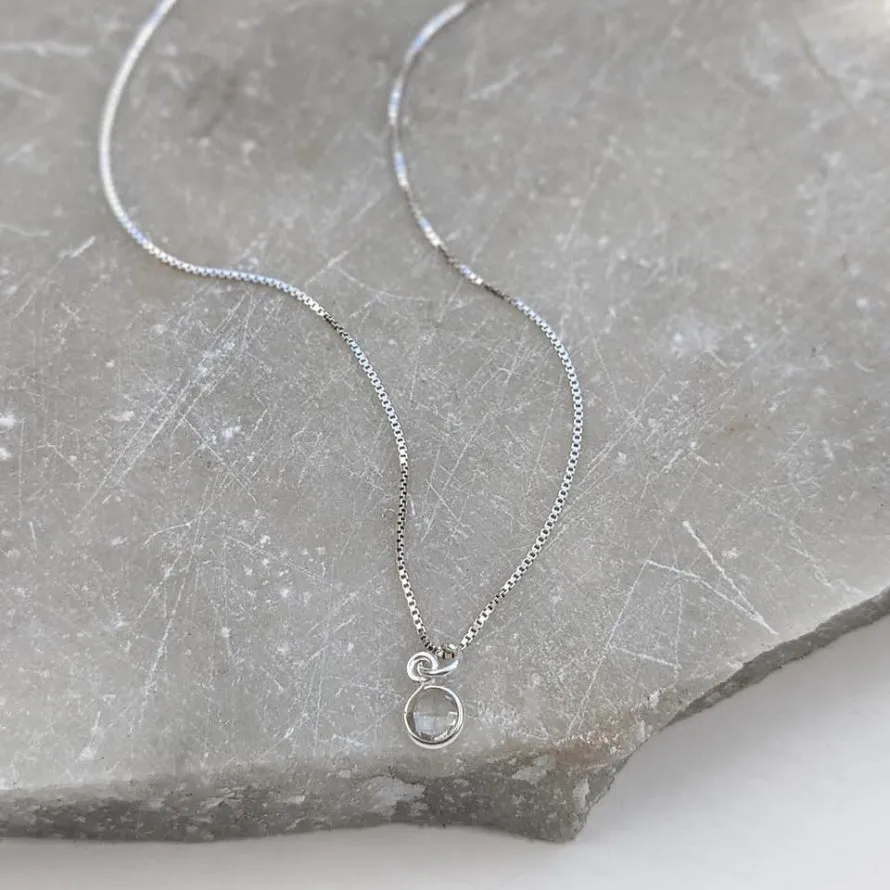 Crystal Quartz Gemstone Necklace