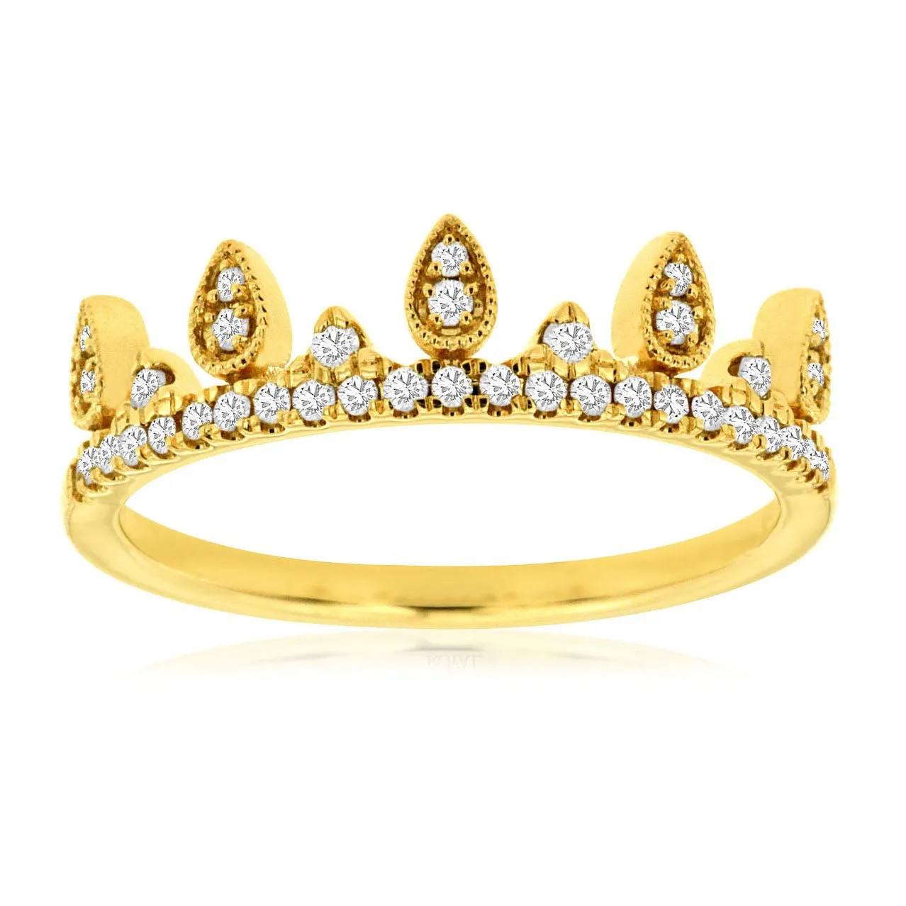 Diamond Tiara - Crown Style Ring