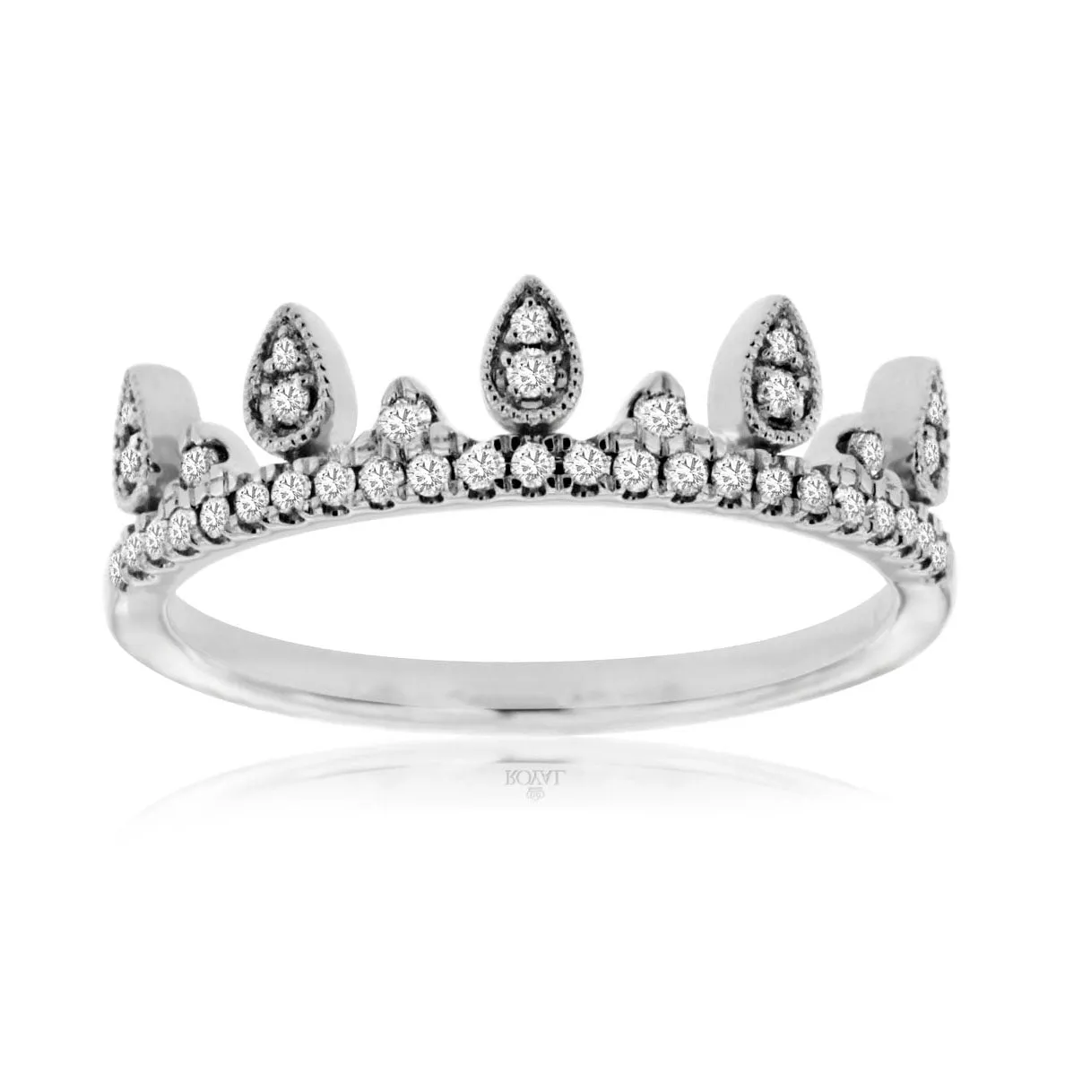 Diamond Tiara - Crown Style Ring
