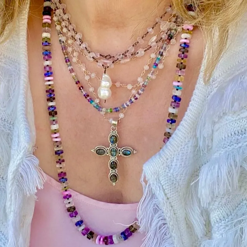 Gemstone Necklace - Flora