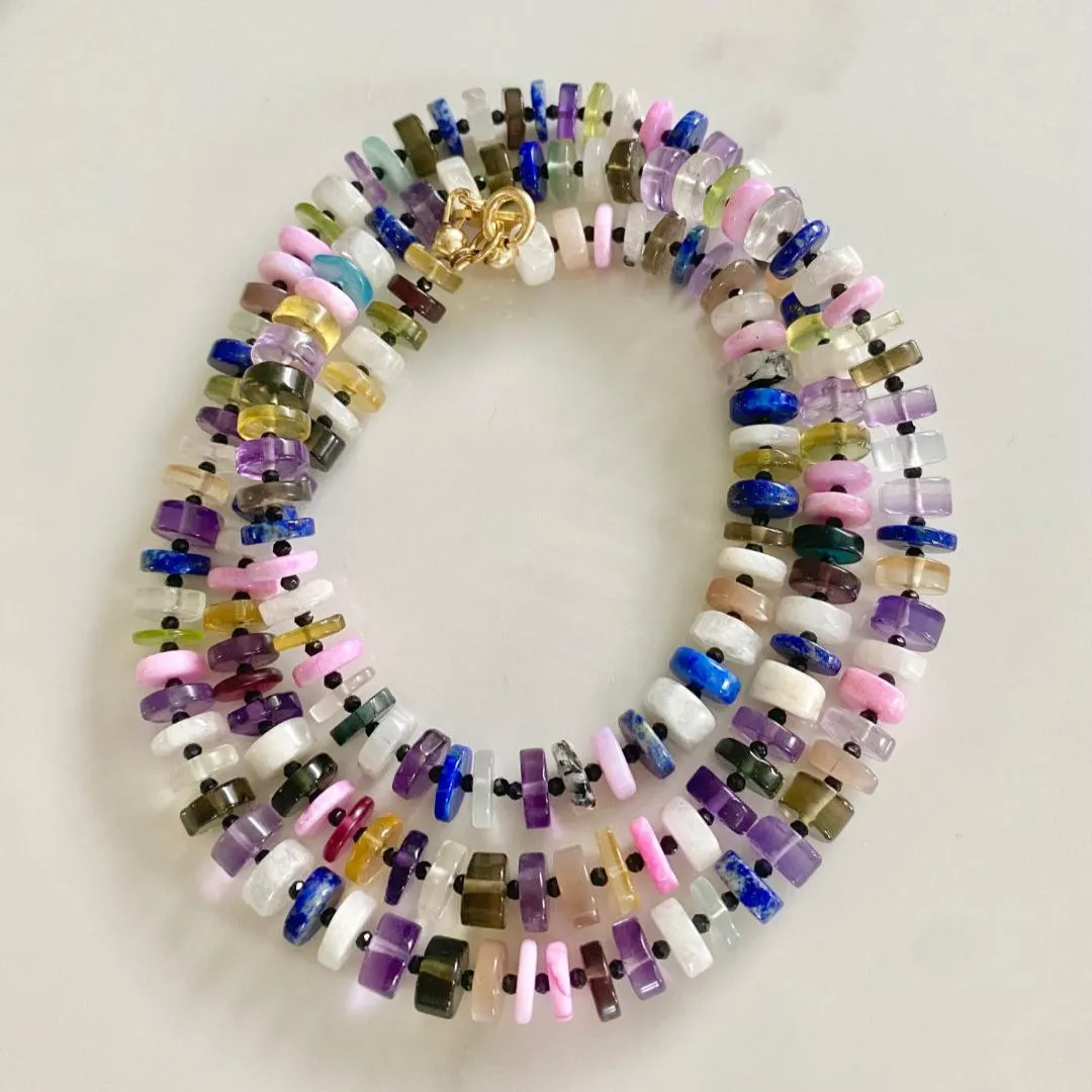 Gemstone Necklace - Flora