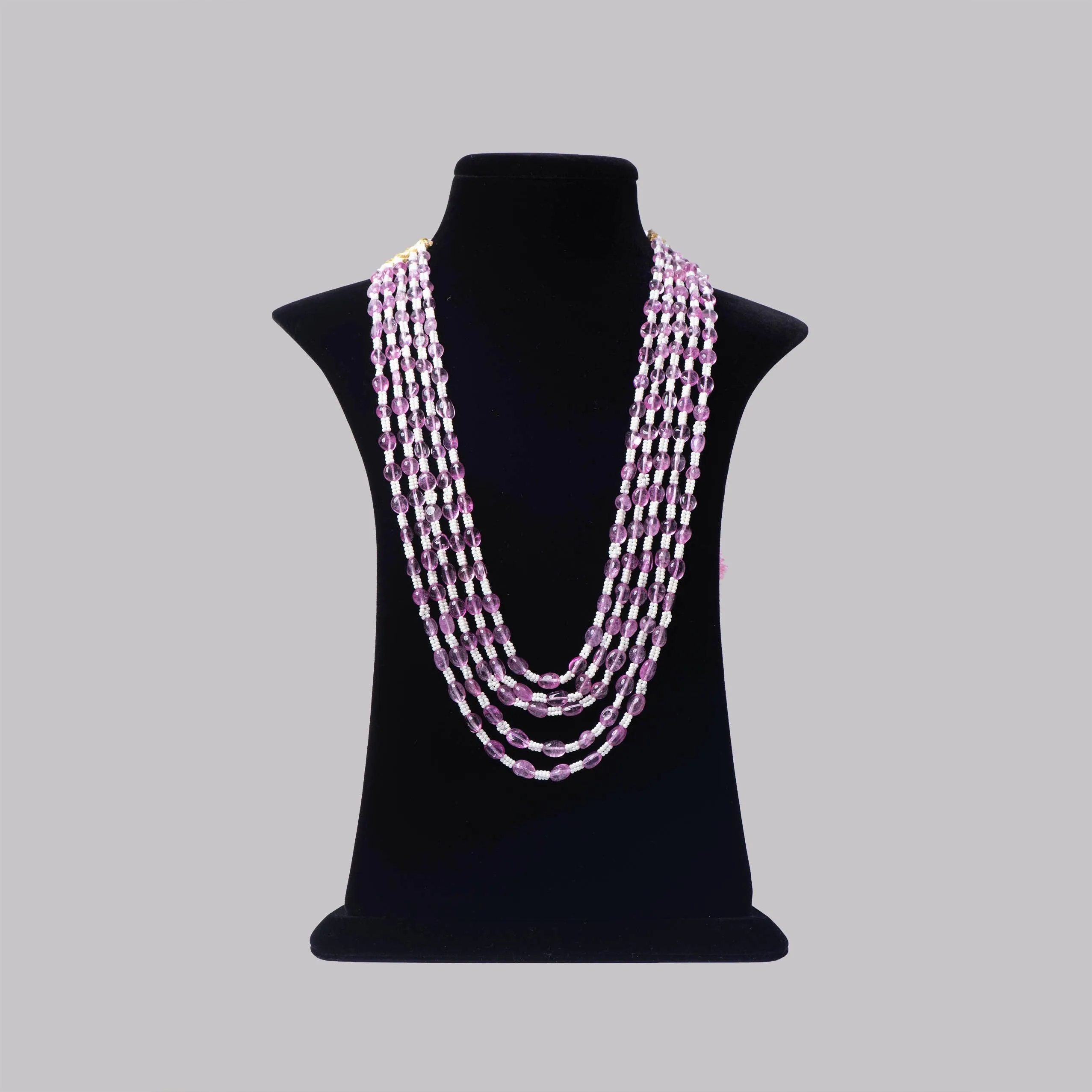 Pink Onyx Stone Mala