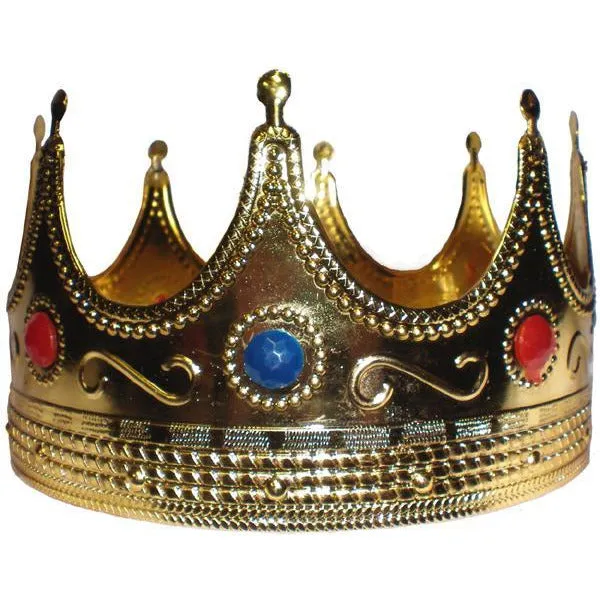 Plastic King's Costume Crown