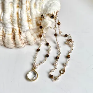 Quartz Drop Necklace - Hatari