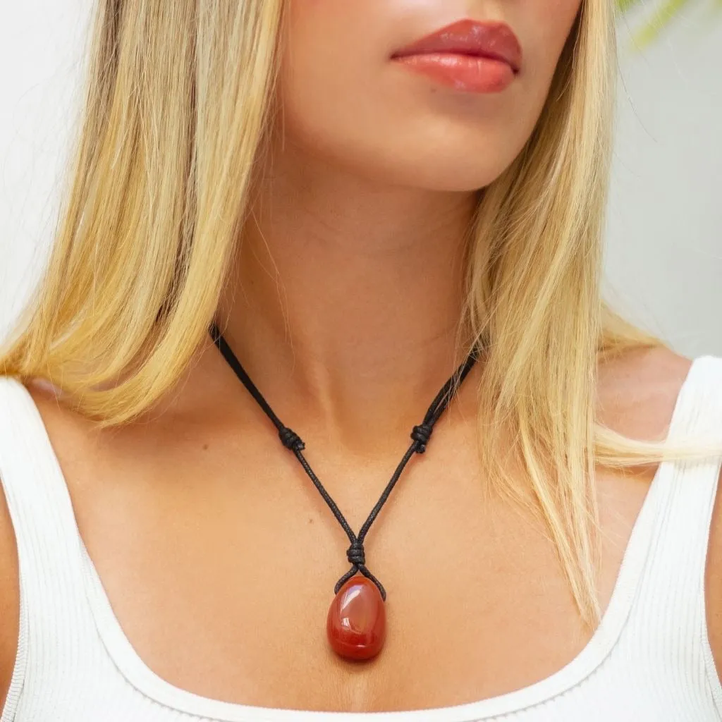 Red Jasper Prosperity Necklace | Luck Strings