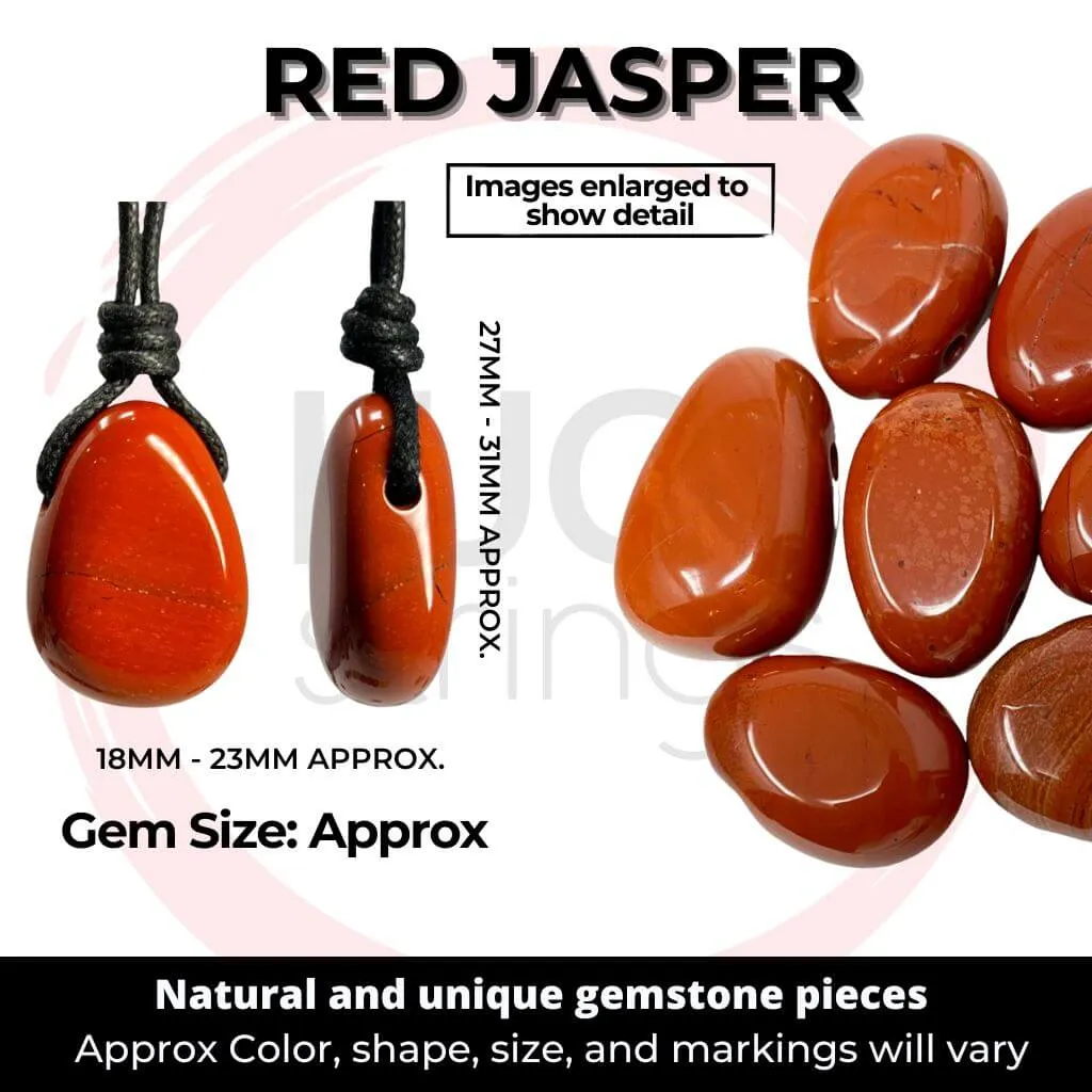 Red Jasper Prosperity Necklace | Luck Strings