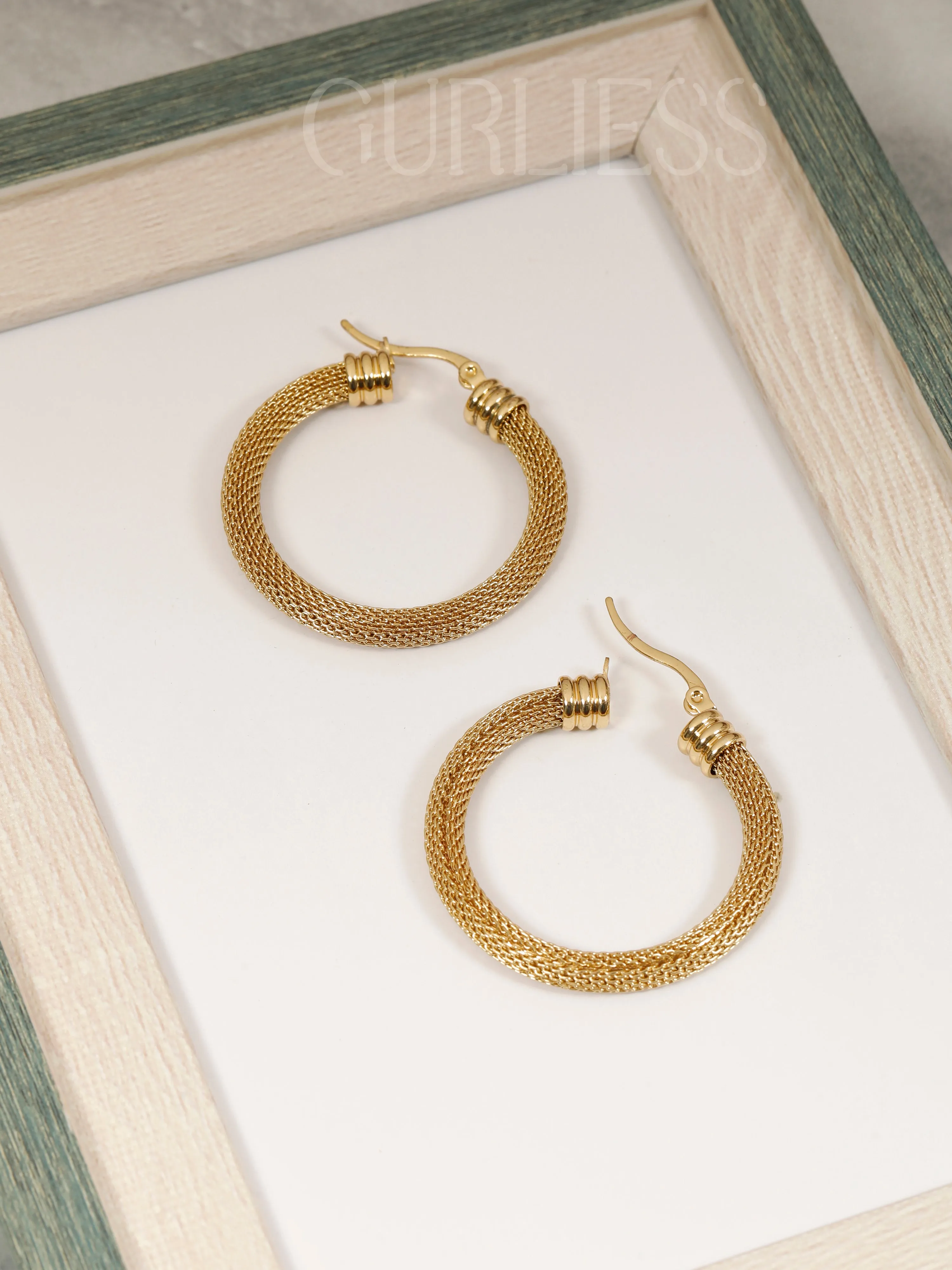 Ruby Hera Hoops Earrings