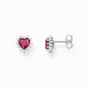 Thomas Sabo Silver Heart Earrings Romance